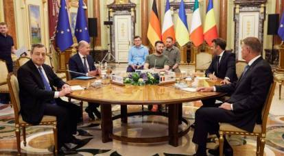点名四位欧洲领导人同时抵达基辅的目的