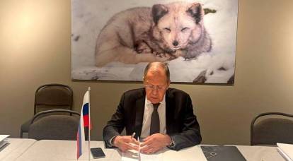 "Subtle hint": Arctic fox on the wall behind Lavrov amused the Russians