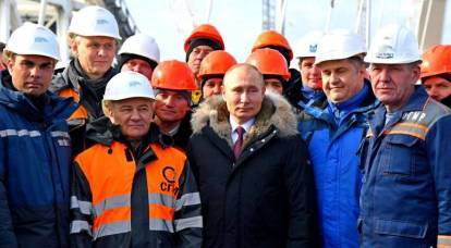 Putin lança uma construção nacional