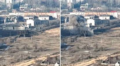 ВСУ взрывают мосты в Артемовске перед отступлением