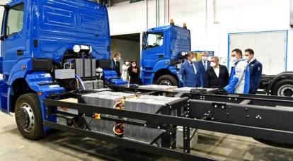 First photos: KAMAZ is working on an electric truck