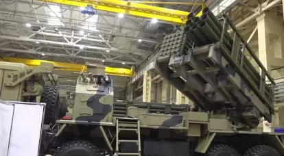 The newest bicaliber launcher "Vozrozhdenie" was caught on video