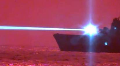 The Americans first showed a combat laser in action