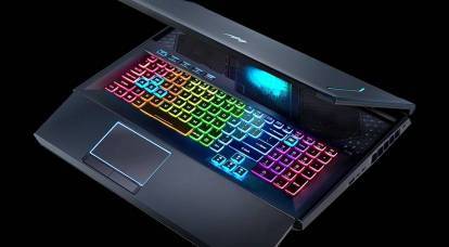 Acer представила игровой ноутбук с выдвигающейся клавиатурой