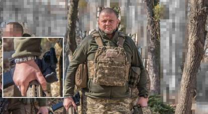 Il comandante in capo delle forze armate ucraine Zaluzhny è apparso con una svastica nazista