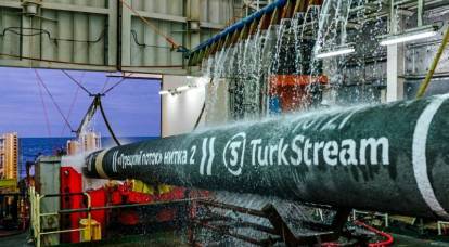 По «Турецкому потоку» пошел российский газ