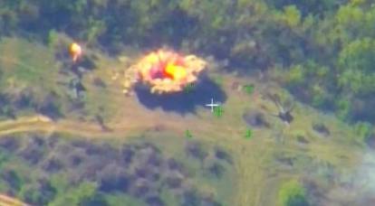Bateria de obuses italianos destruída na Ucrânia