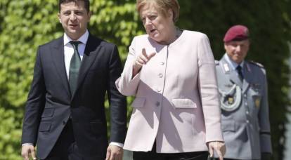 Zelensky erklärt, warum er nicht geholfen hat, Merkel zu zittern