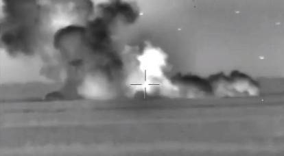 Noite "ataque psíquico" das Forças Armadas da Ucrânia perto de Kherson foi capturado em vídeo