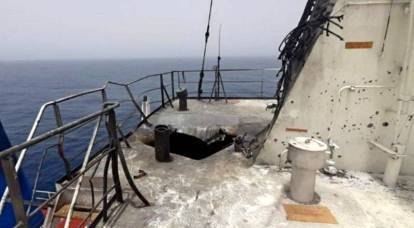 Появились фото последствий «иранского удара» по израильскому судну