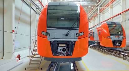For 90% of domestic components: a new electric train is presented in Russia