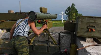 Frames of accurate work of the militia on the positions of the Armed Forces of Ukraine appeared in the network