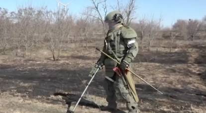 The Russian Armed Forces are clearing mine passages on the border with the Kharkov and Sumy regions