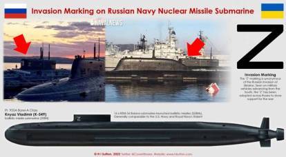 “Este é um sinal para o Ocidente”: a imprensa francesa chamou a atenção para o submarino russo Borey com o símbolo Z