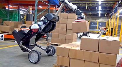 Новый робот-грузчик из США напоминает страуса