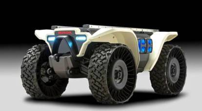 O ATV não tripulado da Honda recebeu inteligência artificial