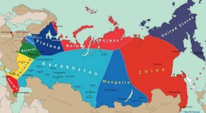 In Russia, they reacted to the map of the division of our country published in Europe