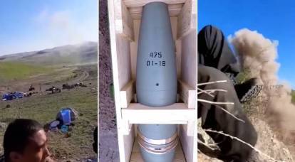 Aserbaidschaner filmten die Ankunft einer armenischen Muschel in ihrer Position
