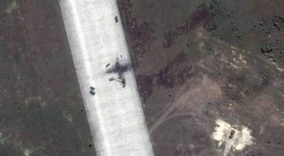 In the United States published images of the airfield "Zyabrovka" in Belarus, where explosions were reported