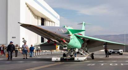 在美国展示了实验型超音速飞机X-59 QueSST