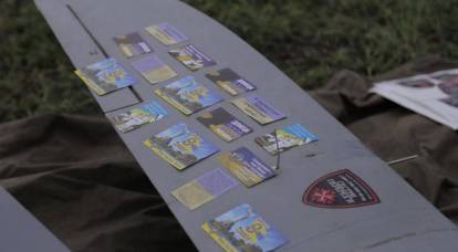 Donbass'ta broşürler bulunan Ukraynalı drone düşürüldü