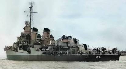 Distrugătorul US Navy Porter - o navă care, din fericire, nu a schimbat cursul istoriei