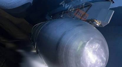 The first photo of the FAB-1500 aerial bomb with the UMPC module has been published