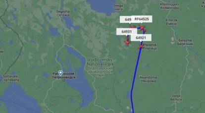 Strange behavior of five special purpose government aircraft in the Arkhangelsk region noted