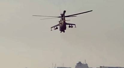 Турки сбили ударный вертолет Ми-35 в Ливии