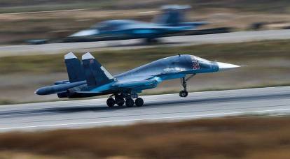 Es gab ein Video darüber, wie Su-34 und An-26 eine im Bau befindliche Autobahn bestiegen