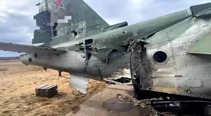 The Ministry of Defense showed the Su-25 attack aircraft, which withstood the hit of the Stinger