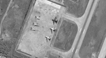 Tu-22M3 desplegado en Siria mostrado desde el espacio