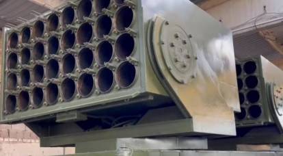 该网络展示了使用 Cheburashka MLRS 进行温压弹药攻击的镜头