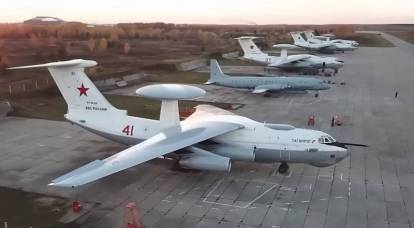Die russischen Luft- und Raumfahrtstreitkräfte wurden mit einem modernisierten A-50U-Flugzeug ergänzt
