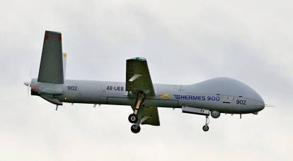Büyük bir İsrail insansız hava aracının imhası, Ermenistan üzerinde gökyüzünde gösteriliyor