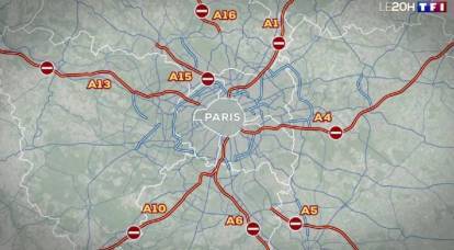 Париж в осаде: французские фермеры заблокировали подъезды к столице