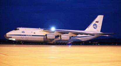 An-124 "Ruslan" muhtemelen Khmeimim'e yeni savaş uçağı teslim etti.