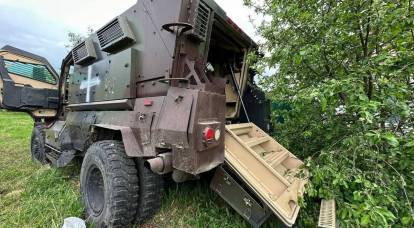 Den ukrainska försvarsmakten var tvungen att dra ut den fastsittande amerikanska utrustningen i Belgorod-regionen med sovjetiska stridsvagnar