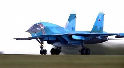 Su-34 폭격기는 Kinzhal 극초음속 미사일의 운반체가 되었습니다.