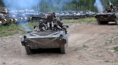 Die Ukrainer rühmten sich der Zerstörung von "russischen" KAMAZ und BMP