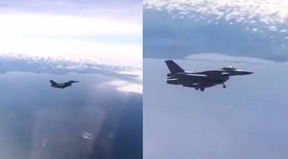 F-16 הפולני ניסה לאלץ את המטוס הרוסי לנחות