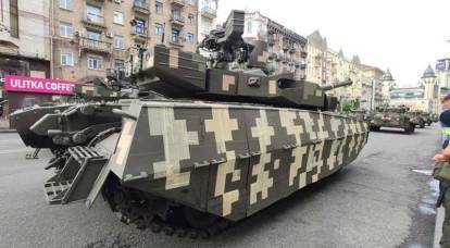 В России высмеяли «технологичный» камуфляж украинского танка «Оплот»