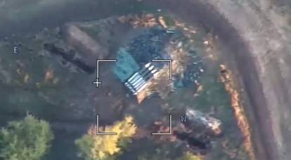 Viene mostrata la distruzione "chirurgica" del "Buk" ucraino da parte del drone russo