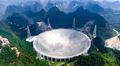 Why did China build a giant 500-meter radio telescope?