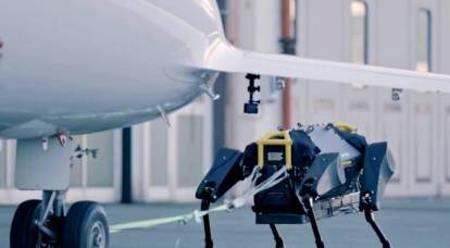 The four-legged robotic hero managed to drag a plane