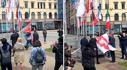 Białoruś wydaliła z kraju wszystkich łotewskich dyplomatów w odpowiedzi na zmianę flagi na czerwono-białą