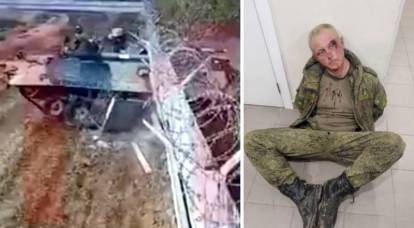 US-Medien: Betrunkene Russen rammten eine Mauer auf ihrem BMP-3