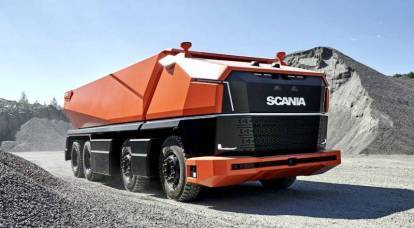 Without a pilot and on gas: Scania showed the transport system of the future