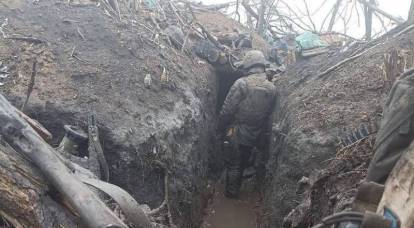 Armed Forces of Ukraine showed the conditions of trench warfare