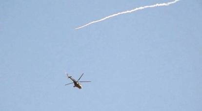 Il razzo ha superato l'elicottero: viene mostrato il lavoro del BKO Mi-8 in Siria